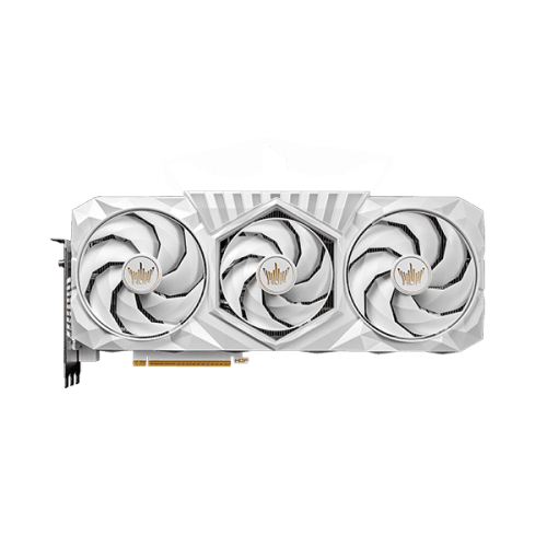 GALAX GeForce RTX 5080 HOF Gaming White Edition 16GB GDDR7 256-bit Graphics Card with 10752 CUDA Cores and DLSS 4 - 58NZN6MDDPFG
