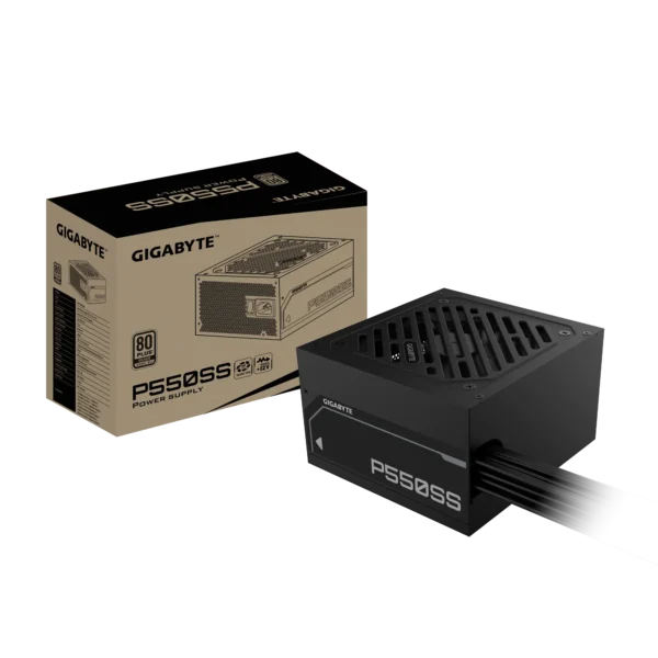 GIGABYTE P550SS 550W 80 Plus Silver ATX 3.0 PSU - GP-P550SS