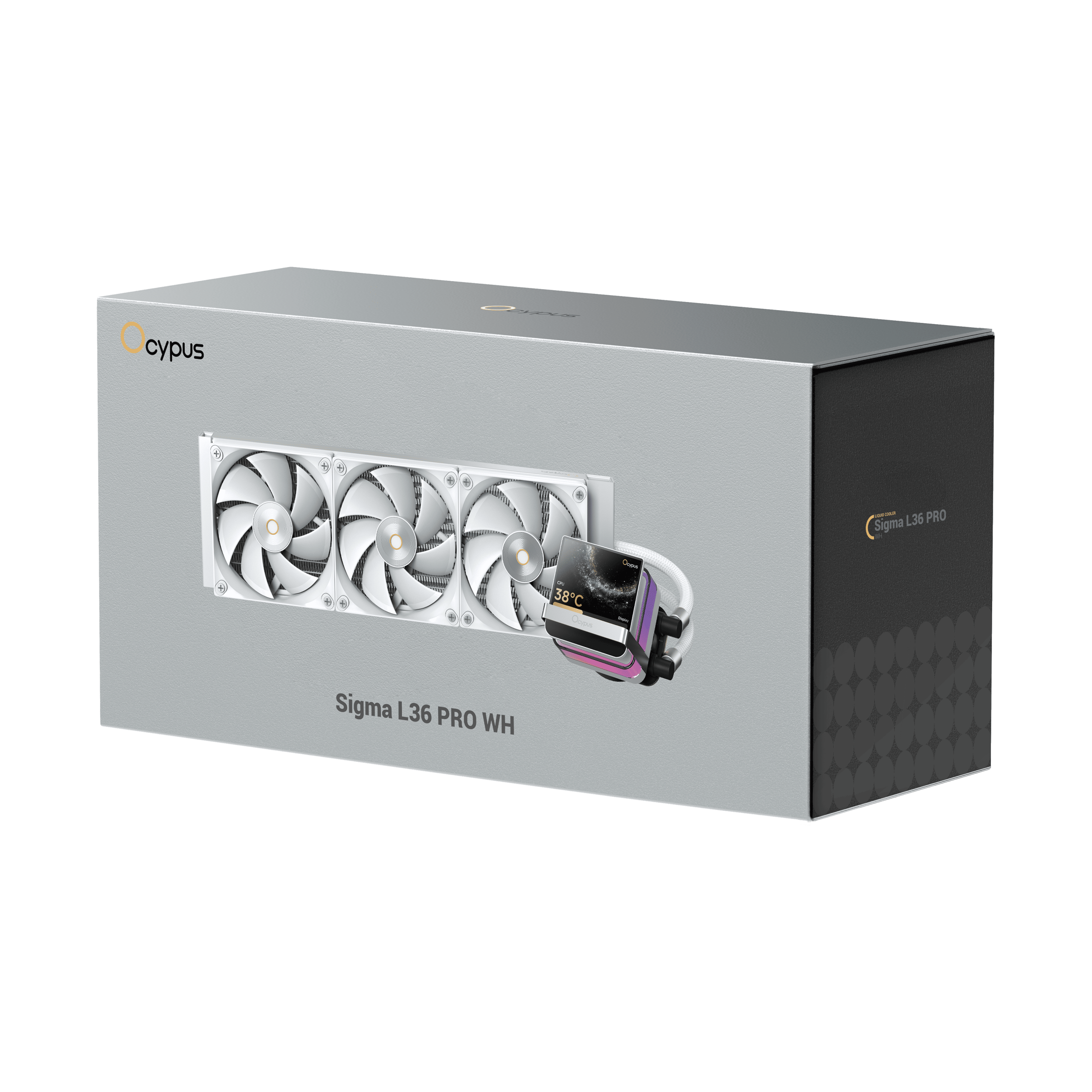 OCYPUS SIGMA L36 PRO WH AIO CPU Cooler 360mm Radiator 3.5-inch IPS Display - SIGMA-L36-WH3ANWL00P-GL 6 OCYPUS SIGMA L36 PRO WH AIO CPU Cooler 360mm Radiator 3.5-inch IPS Display - SIGMA-L36-WH3ANWL00P-GL - Image 6