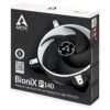 ARCTIC BioniX P140 140 mm Case Fan Fluid Dynamic Bearing White Single Fan - ACFAN00128A