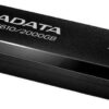 ADATA SC610 External SSD 2TB USB 3.2 Gen 2 550MB/s Read Speed Black - SC610-2000G-CBK/RD