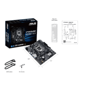 ASUS PRIME H510M-F R3.0 Micro-ATX Motherboard Intel H470 LGA 1200 DDR4 PCIe 4.0 - PRIME H510M-F R3.0