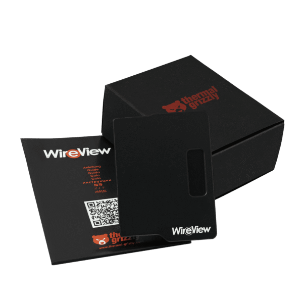6 Thermal Grizzly WireView GPU Adapter Power Monitor 1x12VHPWR to 3x8Pin PCIe Reversed Aluminum Black OLED - TG-WV-P38H1R