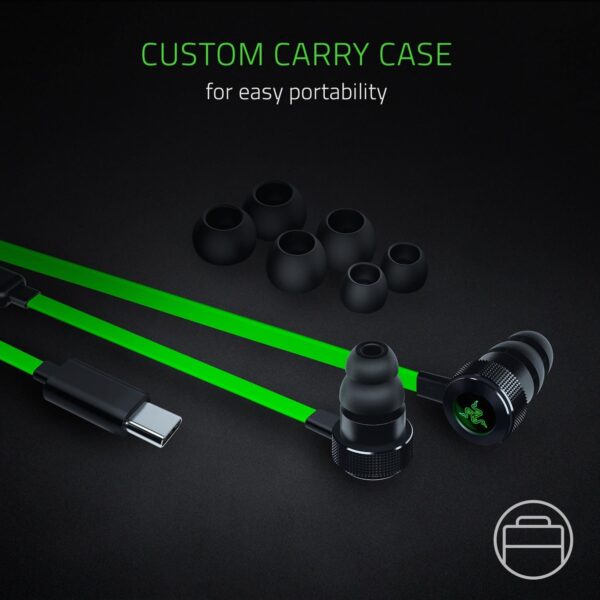 Razer Hammerhead USB-C Wired In-Ear Headphones with 10mm Drivers and Custom DAC - RZ04-02420100-R3A1