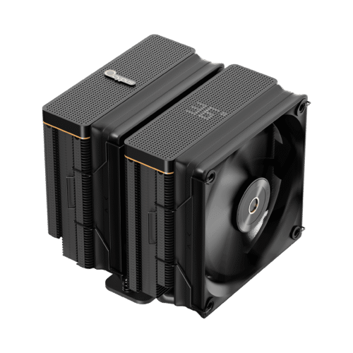 Ocypus Iota A62 Dual-Tower CPU Air Cooler 260W TDP 6 Heatpipes Dual 120mm PWM Fans Intel LGA1700/1851 AMD AM5 AM4 Compatible - Iota-A62-BK2NNWD00X-GL (Black) / Iota-A62-WH2NNWD00X-GL (White) - Black