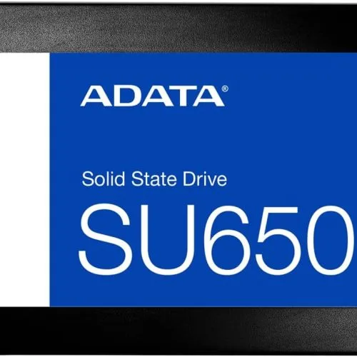 ADATA SU650 256GB SATAIII 3D NAND 2.5" SSD 520MB/s Read 450MB/s Write - AD-ASU650SS-256GT-R