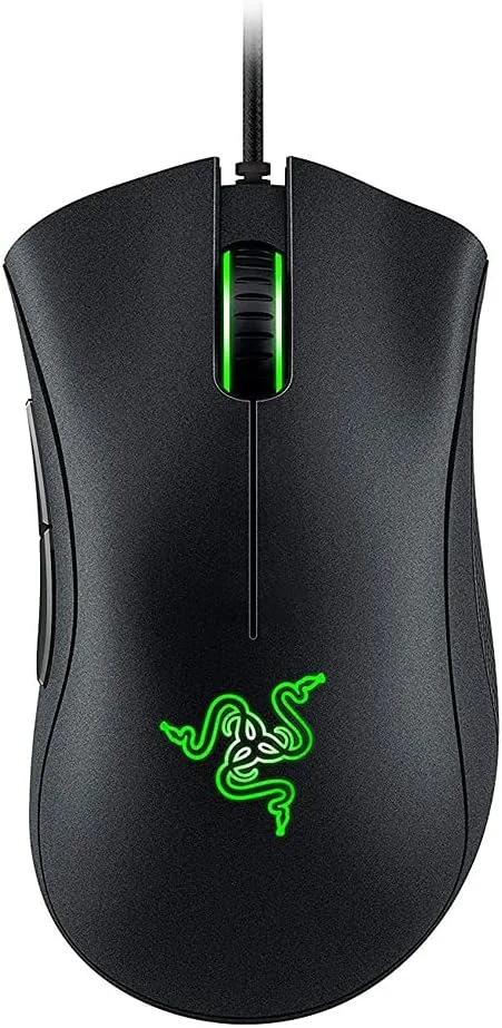 61t9BQyeJkS._AC_SL1000_ Razer DeathAdder Essential Gaming Mouse 6400 DPI Optical Sensor 5 Programmable Buttons - RZ01-02540100-R3M1