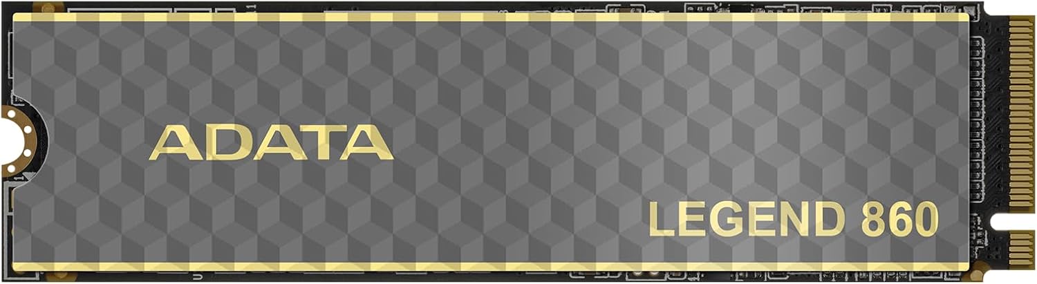 ADATA Legend 860 SSD 500GB PCIe Gen4 x4 NVMe M.2 2280 6000MB/s Read 5000MB/s Write – AD-SLEG-8...