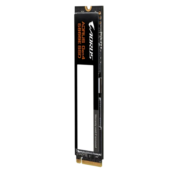 Gigabyte AORUS Gen4 5000E SSD 500GB PCIe 4.0 x4 NVMe 1.4 M.2 2280 5000MB/s Read 3800MB/s Write - GP-AG450E500G-G