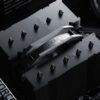 NOCTUA NH-D12L chromax.black 145mm Low-Profile CPU Cooler with NF-A12x25r PWM Fan - NH-D12L CH.BK