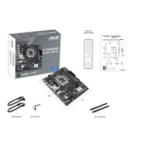7 ASUS PRIME H610M-F WIFI D4 Micro-ATX Motherboard Intel H610 LGA 1700 DDR4 PCIe 4.0 WiFi 6 - PRIME H610M-F WIFI D4