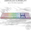 Razer Huntsman Mercury Opto-Mechanical Gaming Keyboard Purple Switches Chroma RGB - RZ03-02521900-R3M1