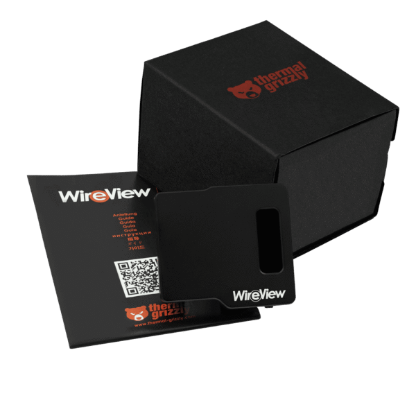 Thermal Grizzly WireView GPU Power Monitor 1x12VHPWR Reversed Aluminum Black OLED - TG-WV-H1R
