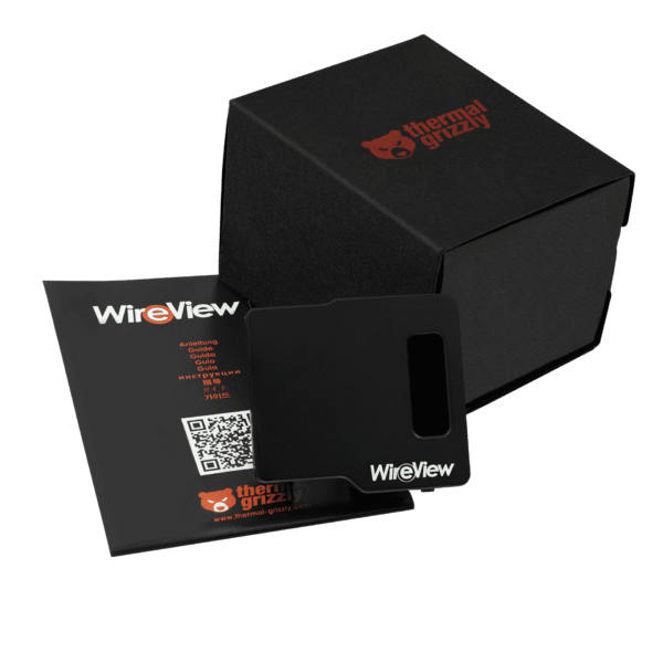 Thermal Grizzly WireView GPU Power Monitor 1x12VHPWR Normal Aluminum Black OLED - TG-WV-H1N