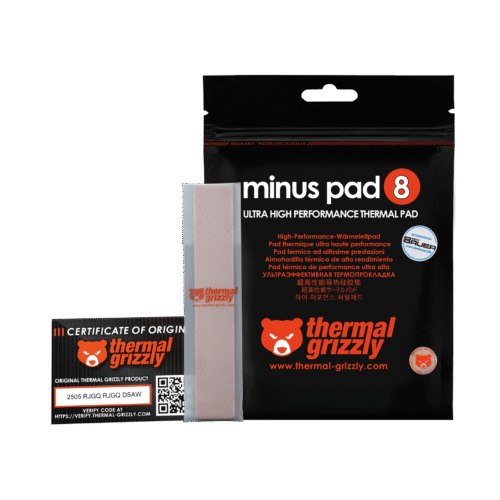 Thermal Grizzly Minus Pad 8 120x20x1 mm High Performance Thermal Pad - TG-MP8-120-20-10-1R