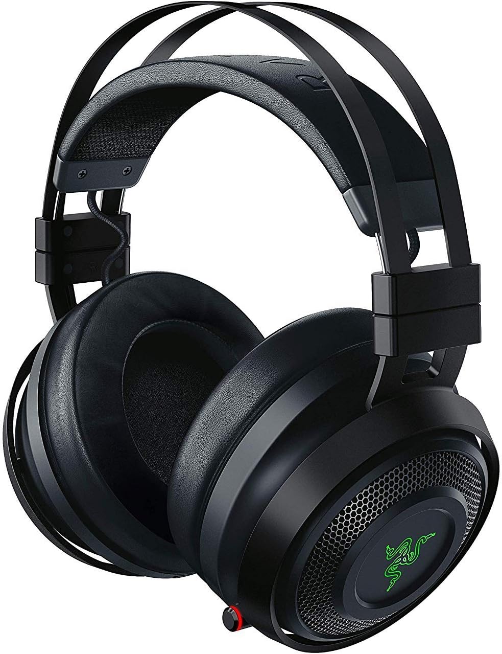 Razer Nari Ultimate Wireless Over-Ear Gaming Headset with HyperSense Haptics and THX Spatial Audio &...