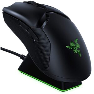 Razer Viper Ultimate Wireless Gaming Mouse 20000 DPI Focus+ Optical Sensor 8 Programmable Buttons with Charging Dock - RZ01-03050100-R3A1