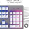 Razer Huntsman Mercury Opto-Mechanical Gaming Keyboard Purple Switches Chroma RGB - RZ03-02521900-R3M1