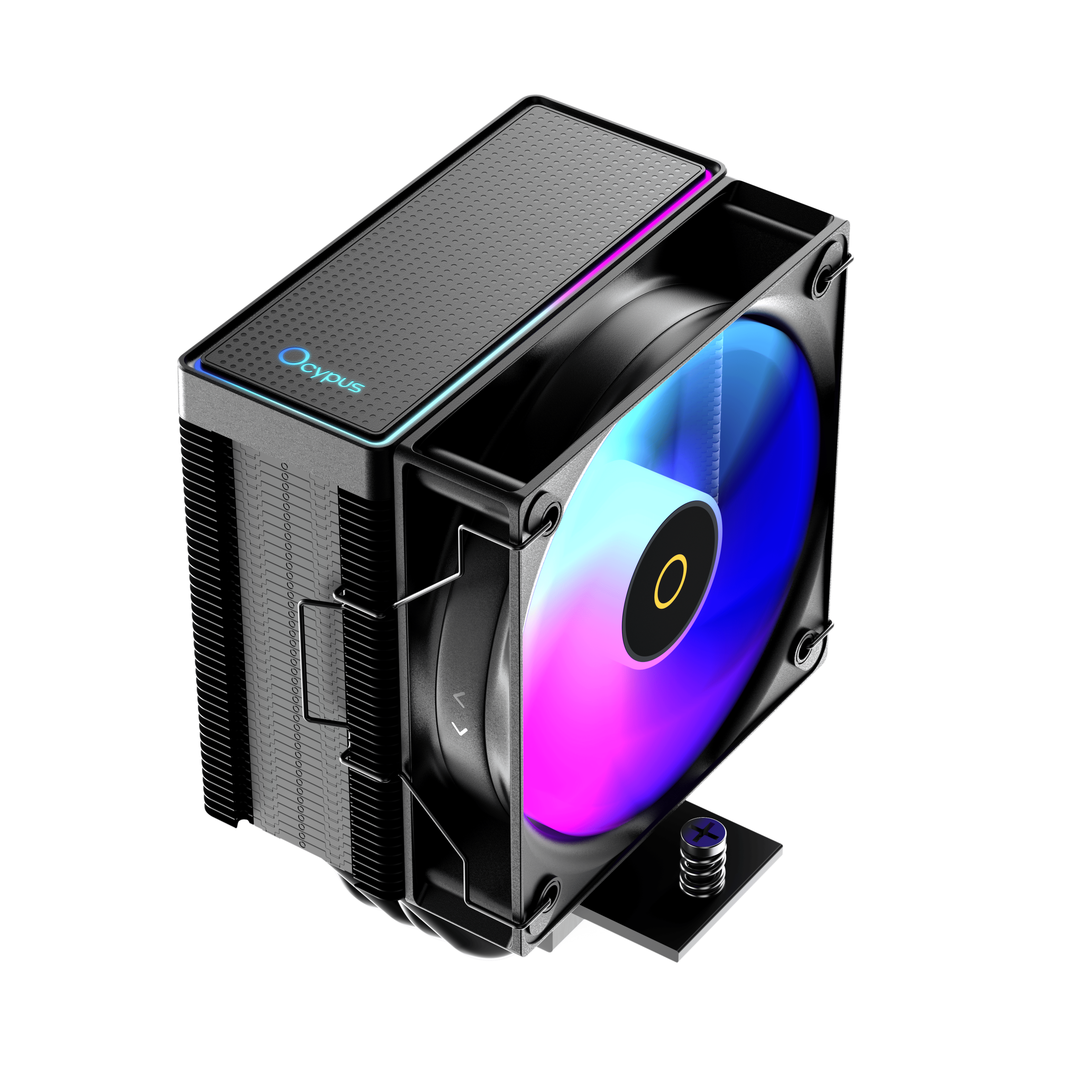 OCYPUS GAMMA A40 BK CPU Cooler 100mm Fan Matrix Dot Display 200W TDP – GAMMA-A40-BK1NNWN00X-GL...