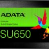 Adata SU650 480GB 3D NAND 2.5 Inch SATA III SSD - AD-ASU650SS-480GT-R