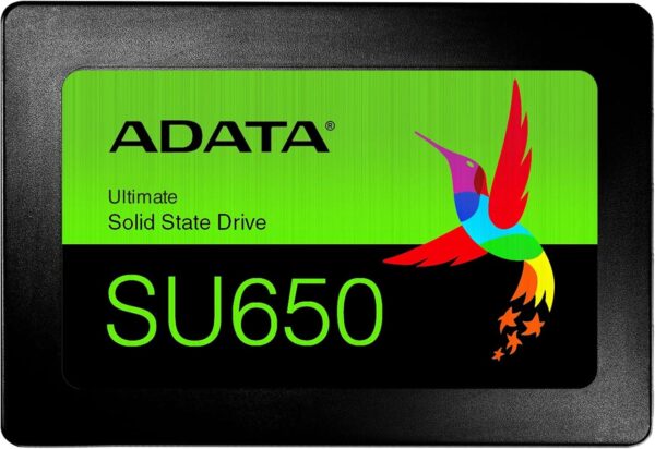 Adata SU650 480GB 3D NAND 2.5 Inch SATA III SSD - AD-ASU650SS-480GT-R