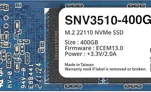Synology SNV3510 400GB NVMe M.2 SSD - SNV3510-400G