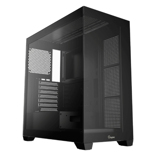 OCYPUS GAMMA C72 BK Mid-Tower PC Case with Tempered Glass Side Panel - GAMMA-C72-BKD000XX-GL