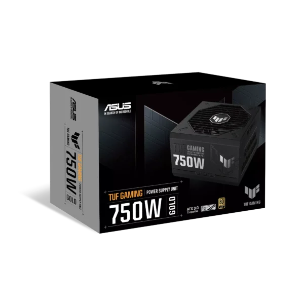 9 ASUS TUF Gaming 750W 80 Plus Gold Fully Modular PSU ATX 3.1 - TUF-GAMING-750G