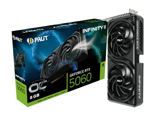 PALIT GeForce RTX 5060 Infinity 2 OC 8GB GDDR7 Graphics Card - NE75060V19P1-GB2063L
