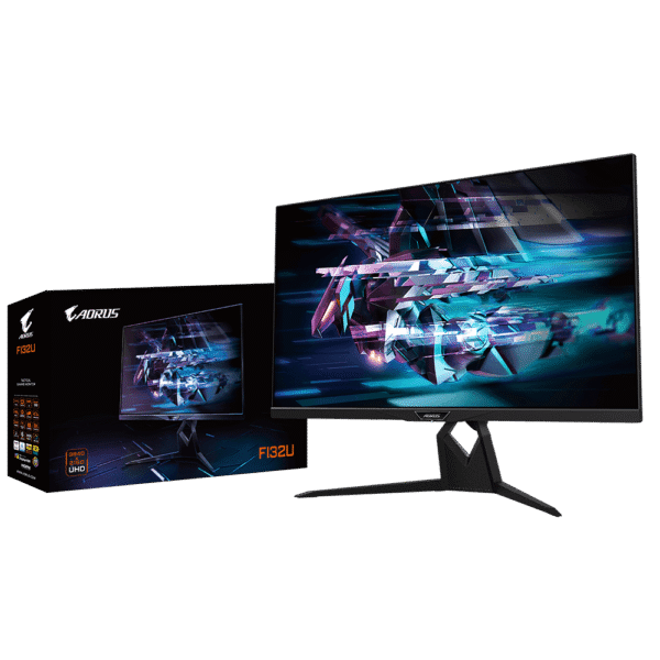 AORUS FI32U 31.5-Inch 4K UHD 144Hz 1ms SS IPS Gaming Monitor HDMI 2.1 FreeSync Premium Pro HDR400 - GP-FI32U-AP