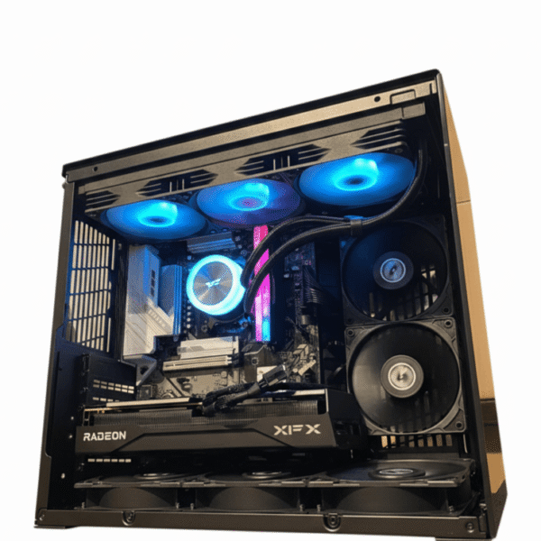 Apex | AMD Ryzen 5 9600X Gaming and Esports PC with Radeon RX 9060 XT, 32GB DDR5 RAM, 1TB NVMe SSD, and 200Hz IPS Monitor