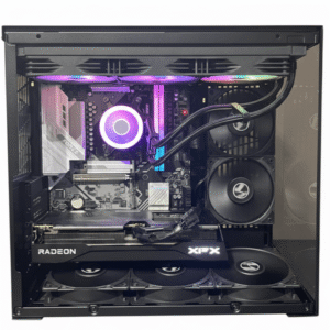 Apex | AMD Ryzen 5 9600X Gaming and Esports PC with Radeon RX 9060 XT, 32GB DDR5 RAM, 1TB NVMe SSD, and 200Hz IPS Monitor