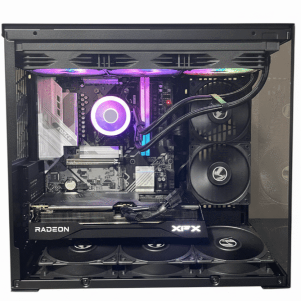 Apex | AMD Ryzen 5 9600X Gaming and Esports PC with Radeon RX 9060 XT, 32GB DDR5 RAM, 1TB NVMe SSD, and 200Hz IPS Monitor
