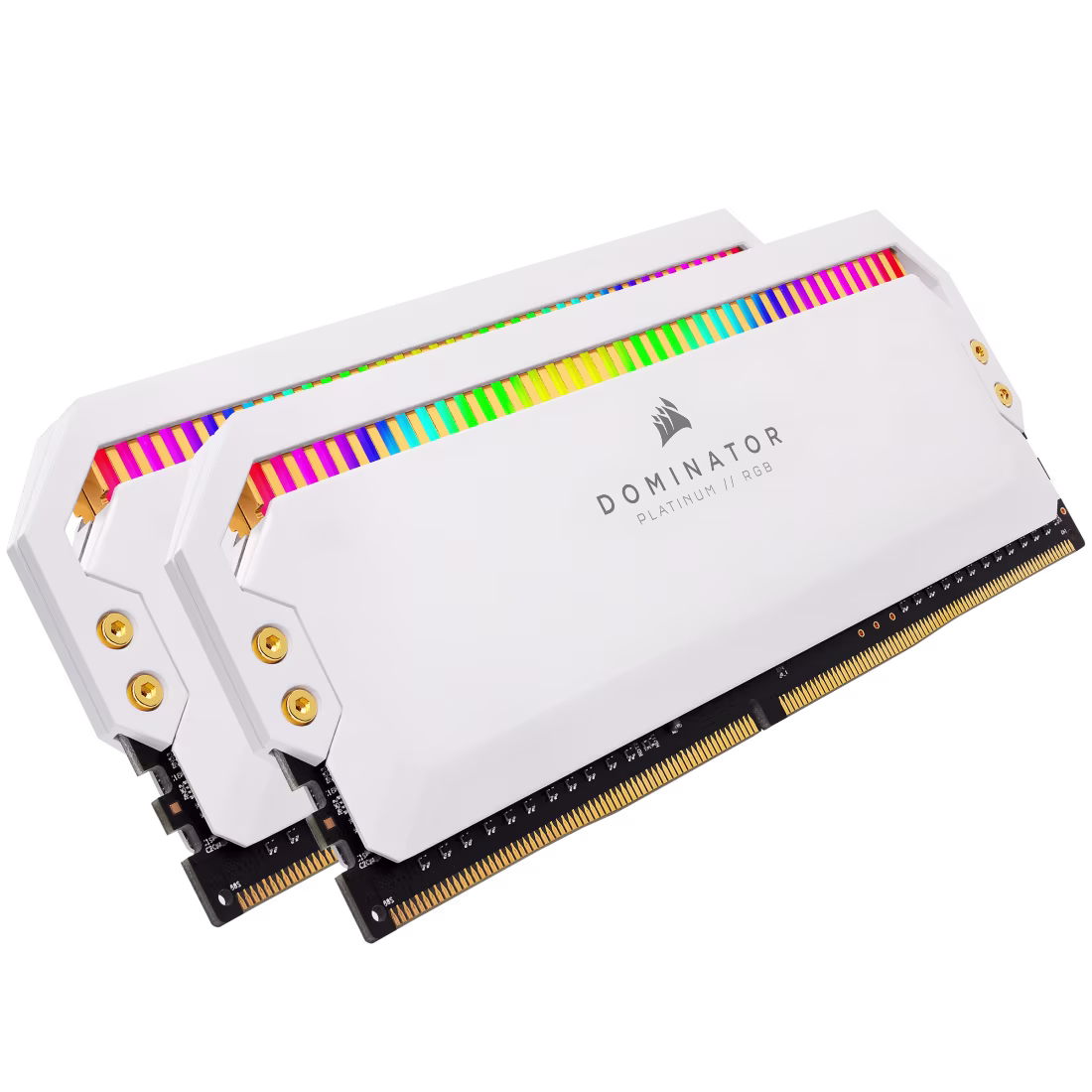 CORSAIR DOMINATOR PLATINUM RGB DDR4-3200 32GB (2x16GB) UDIMM White C16 – CS-CMT32GX4M2E3200C16...
