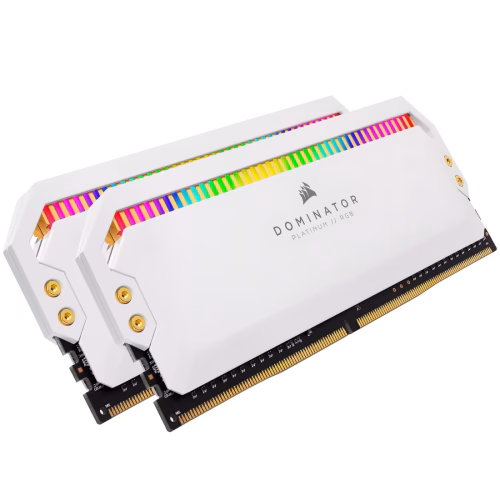 CORSAIR DOMINATOR PLATINUM RGB DDR4-3600 16GB (2x8GB) UDIMM White C18 - CS-CMT16GX4M2C3600C18W