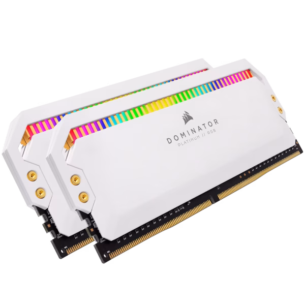 CORSAIR DOMINATOR PLATINUM RGB DDR4-3600 16GB (2x8GB) UDIMM White C18 - CS-CMT16GX4M2C3600C18W