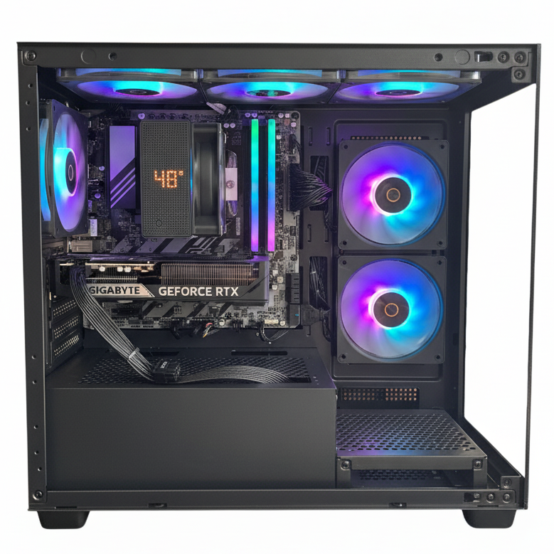 Drift | Custom AMD Ryzen 7 7800X3D Gaming PC with RTX 5060 Ti 16GB, 32GB DDR5 RAM, 2TB NVMe SSD – Ideal for 1440p Gaming and Content Creation