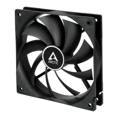 Arctic F12 PWM Black 120mm Fan Fluid Dynamic Bearing Single Pack- ACFAN00203A