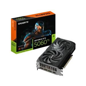 GeForce RTX 5060 Ti WINDFORCE MAX OC 16G-01 GIGABYTE GeForce RTX 5060 Ti WINDFORCE MAX OG 16GB GDDR7 Graphics Card - GV-N506TWF2MAX-OC-16GD