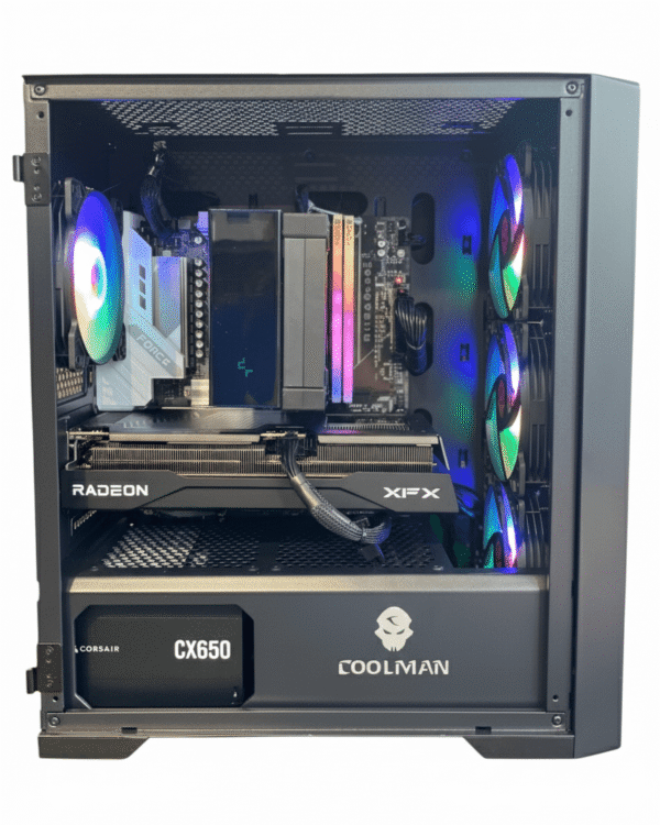 Genesis | AMD Ryzen 5 7500F Radeon RX 9060 XT 16GB Gaming PC with Wi-Fi