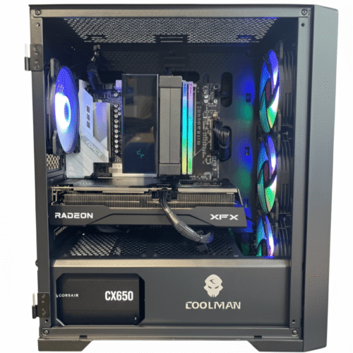 Genesis | AMD Ryzen 5 7500F Radeon RX 9060 XT 16GB Gaming PC with Wi-Fi