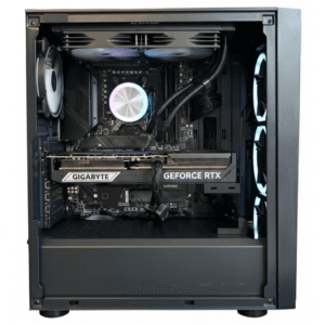 Axis | Gaming and Creative Workstation PC with Ryzen 9 9900X and RTX 5070 Ti, QHD 180Hz Display