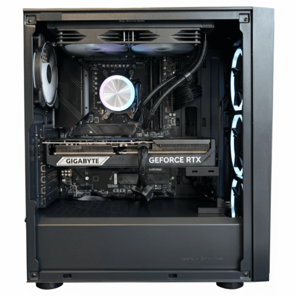 Axis | Gaming and Creative Workstation PC with Ryzen 9 9900X and RTX 5070 Ti, QHD 180Hz Display