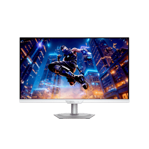 GIGABYTE M27UP ICE White 27-Inch 4K UHD 160Hz / 320Hz Dual Mode 1ms SS IPS Gaming Monitor G-Sync Compatible HDR400 HDMI 2.1 USB-C KVM - GP-M27UP-ICE-AP