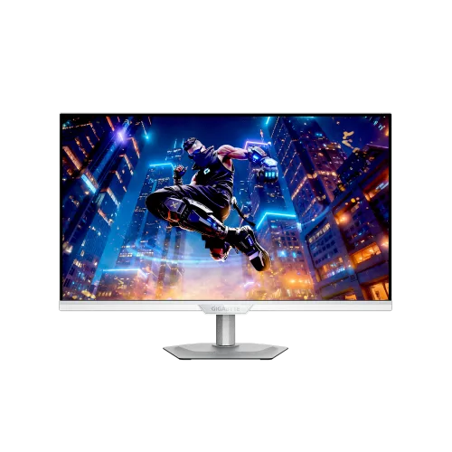 GIGABYTE M27UP ICE White 27-Inch 4K UHD 160Hz / 320Hz Dual Mode 1ms SS IPS Gaming Monitor G-Sync Compatible HDR400 HDMI 2.1 USB-C KVM - GP-M27UP-ICE-AP