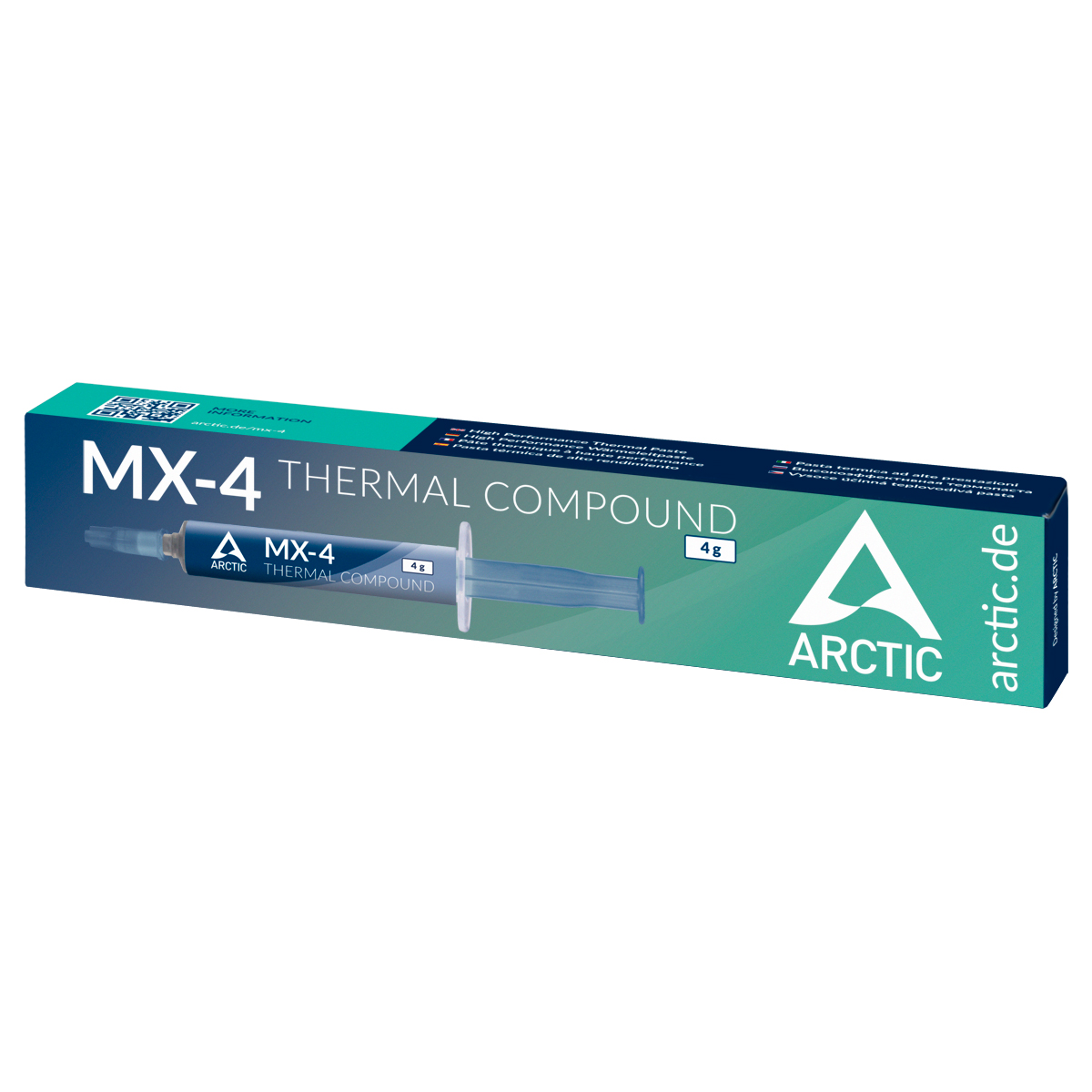 ARCTIC MX-4 Premium Performance Thermal Paste High Conductivity Non-Electrically Conductive Grey - ACTCP00002B 2 ARCTIC MX-4 Premium Performance Thermal Paste High Conductivity Non-Electrically Conductive Grey - ACTCP00002B - Image 2