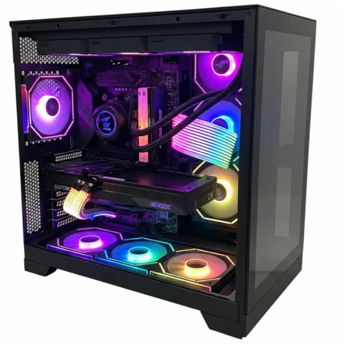 Matrix | High Performance 1440p Gaming and Content Creation PC with Ryzen 7 5700X, RTX 5060 Ti, and Premium ARGB Lighting