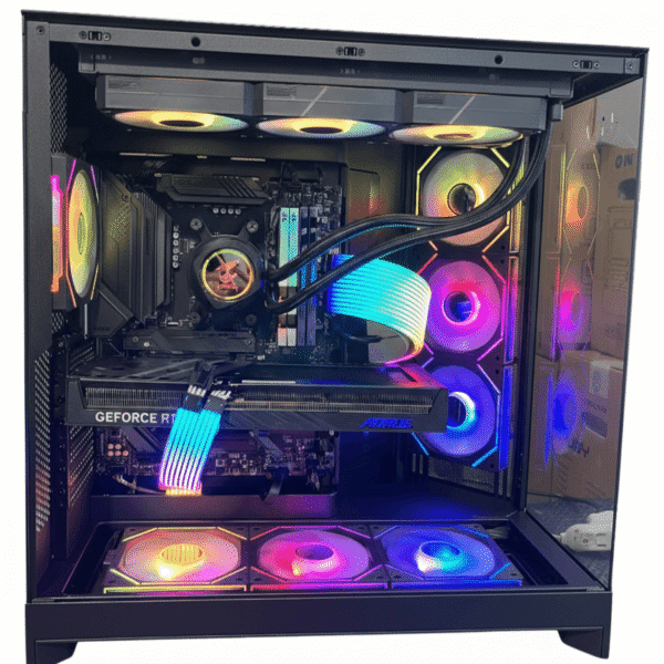 Matrix | High Performance 1440p Gaming and Content Creation PC with Ryzen 7 5700X, RTX 5060 Ti, and Premium ARGB Lighting