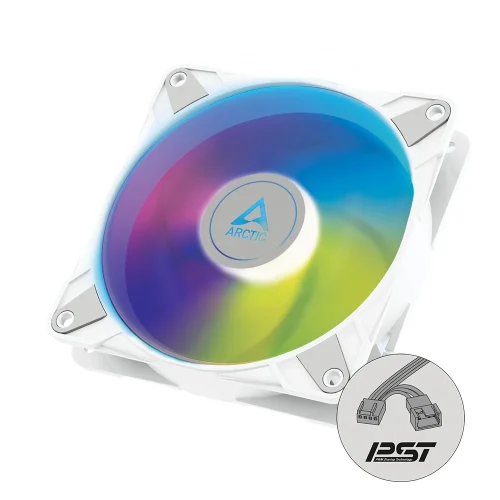 Arctic P12 Pro A-RGB 120 mm PWM Fan 600-3000 rpm Hydrodynamic Sleeve Bearing with 12 LEDs - ACFAN00309A