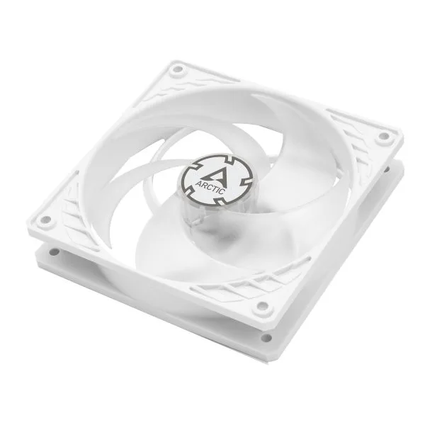 ARCTIC P12 PWM PST 120 mm Case Fan Fluid Dynamic Bearing White Transparent Single Fan or 5 Pack - ACFAN00132A